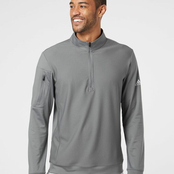 Men's Textured Quarter-Zip Pullover Thumbnail