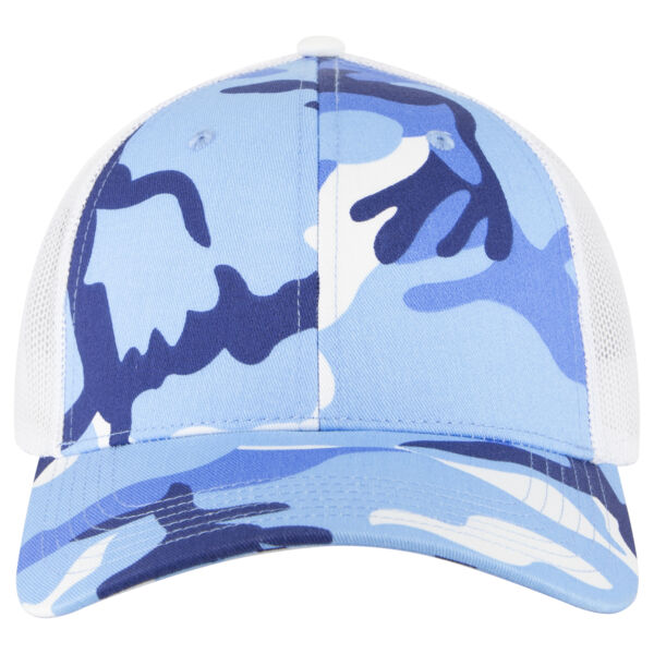 OTTO CAP® Camouflage 6 Panel Low Profile Mesh Back Trucker Hat Thumbnail