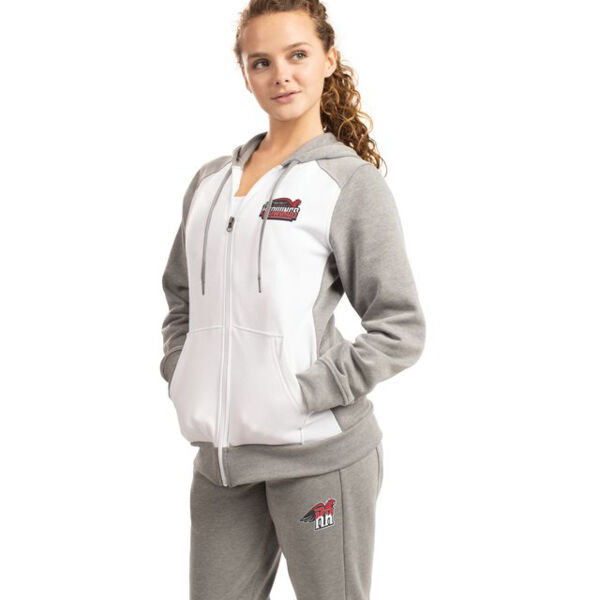 Ladies Three-Season Fleece Full Zip Hoodie Thumbnail