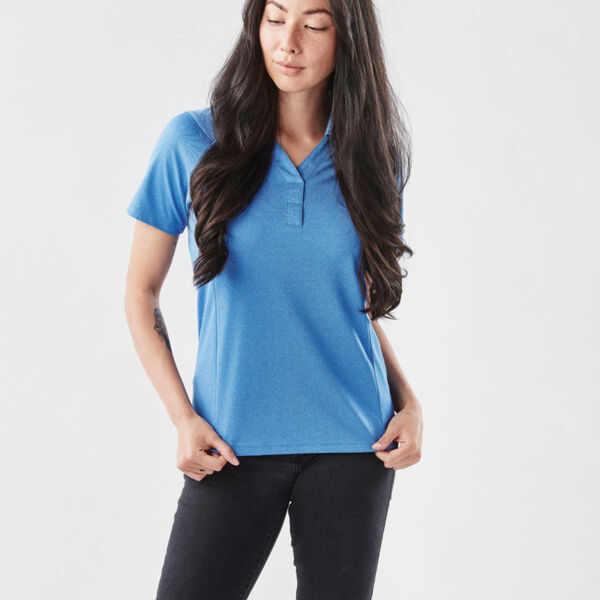 WOMEN'S MISTRAL HEATHERED POLO Thumbnail
