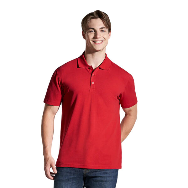 Men'sCotton-Poly-Spandex Pique Polo Thumbnail
