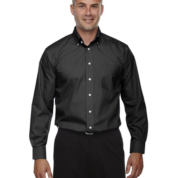 Men's Tall Crown Collection® Broadcloth Woven Dress Shirt Thumbnail