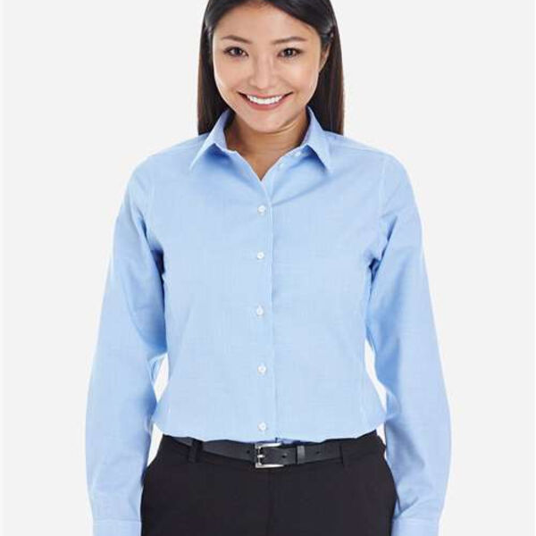 Women's Crown Collection® Royal Dobby Woven Dress Shirt Thumbnail