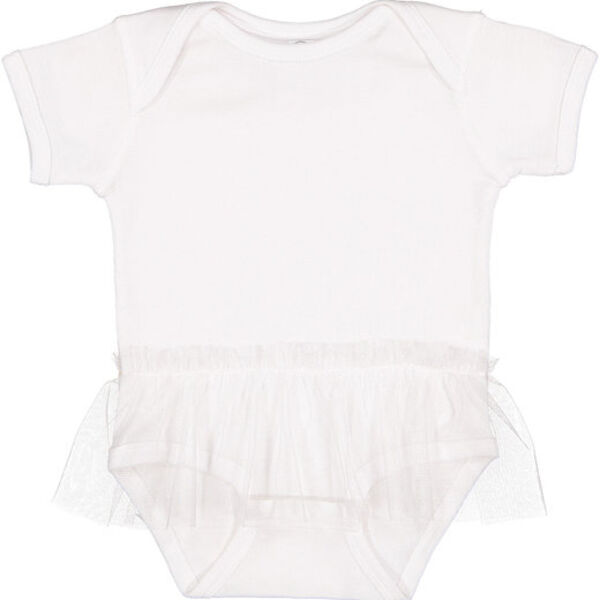 Infant Baby Rib Lap Shoulder Tutu Creeper Thumbnail