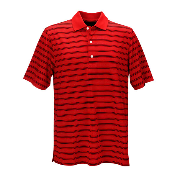 Greg Norman Play Dry? Aerated Weatherknit Stripe Polo Thumbnail