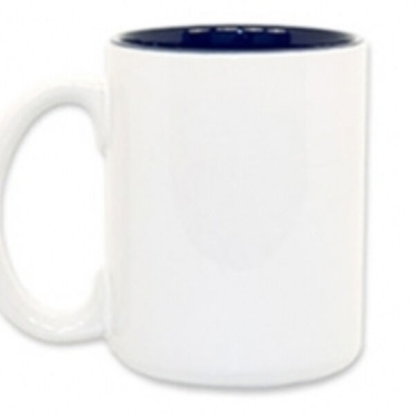15oz 2 Tone Blue/White Mug Thumbnail